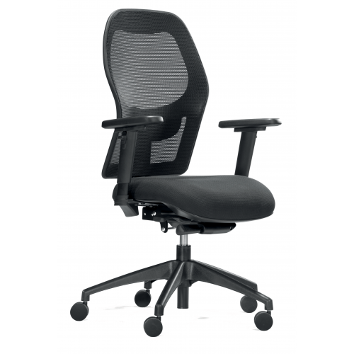 Fauteuil de bureau réglable avec accoudoirs 2D