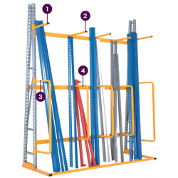 Séparateurs - Cantilever stockage vertical