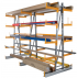 Rayonnage Cantileve – 2100mm, 4 Niveaux, 200kg/Bras