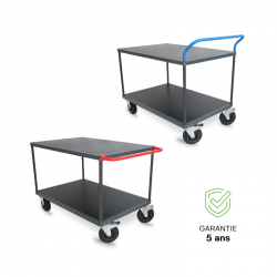 Servantes 2 plateaux - 300 Kg ou 500 Kg